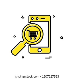 Shopping icon design vector