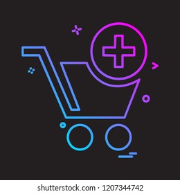 Shopping icon design vector
