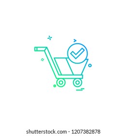 Shopping icon design vector