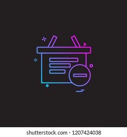 Shopping icon design vector