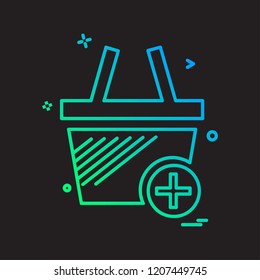 Shopping icon design vector