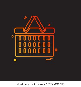 Shopping icon design vector 