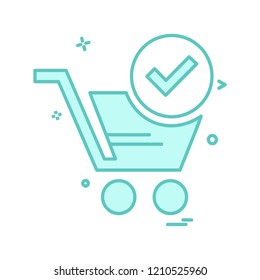 Shopping icon design vector