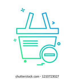 Shopping icon design vector