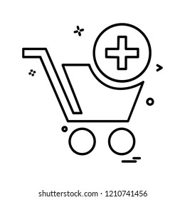 Shopping icon design vector