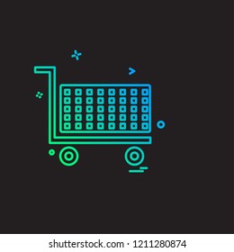 Shopping icon design vector 
