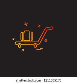 Shopping icon design vector 