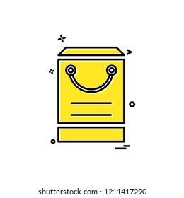 Shopping icon design vector 