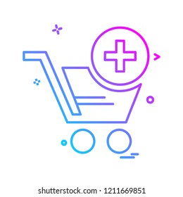 Shopping icon design vector