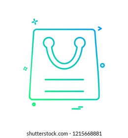 Shopping icon design vector