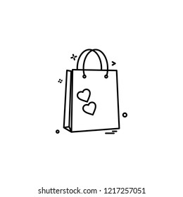 Shopping icon design vector