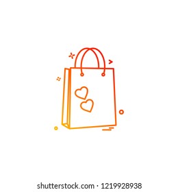 Shopping icon design vector