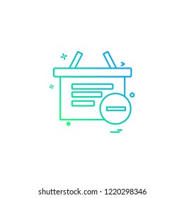 Shopping icon design vector
