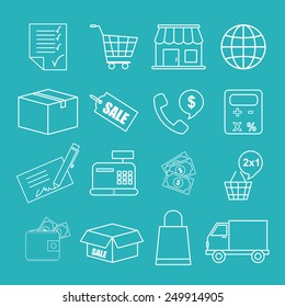 shopping icon design, vector illustration eps10 graphic 