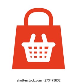 shopping icon design, vector illustration eps10 graphic 