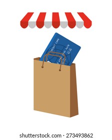 shopping icon design, vector illustration eps10 graphic 