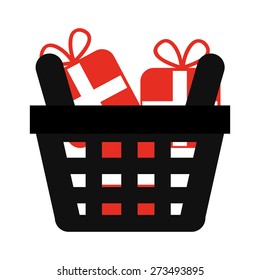 shopping icon design, vector illustration eps10 graphic 