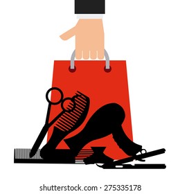 shopping icon design, vector illustration eps10 graphic 