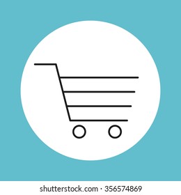 shopping icon design, vector illustration eps10 graphic 