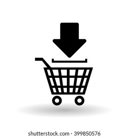 shopping icon design, vector illustration