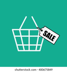 Shopping icon design, vector illustration