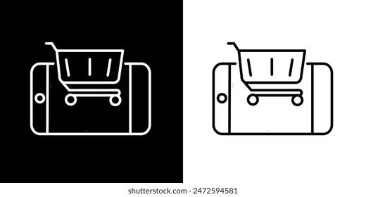 Shopping icon. Ecommerce icon. Discount icon. Online store. Online shopping