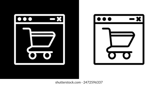 Shopping icon. Ecommerce icon. Discount icon. Online store. Online shopping