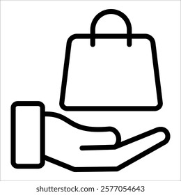 Shopping Icon Element For Design