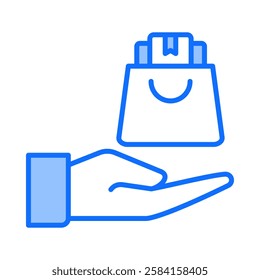 Shopping Icon Element For Design