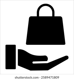 Shopping Icon Element For Design