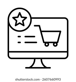 Shopping Icon Element for Design