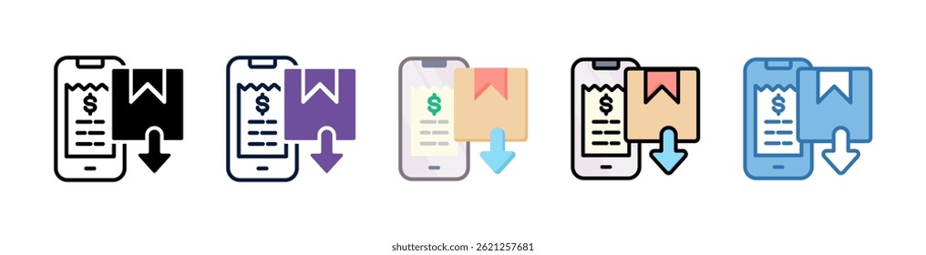 Shopping Icon Element For Design
