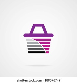 SHOPPING ICON. Eps-10.
