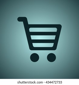 Shopping Icon, flat design style