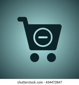 Shopping Icon, flat design style