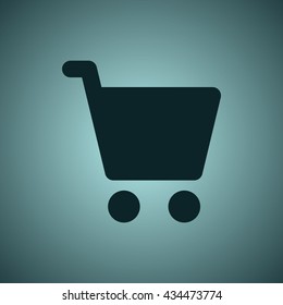 Shopping Icon, flat design style