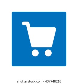 Shopping Icon, flat design style