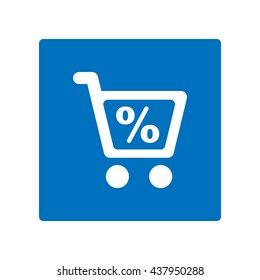 Shopping Icon, flat design style