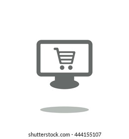 Shopping Icon, flat design style