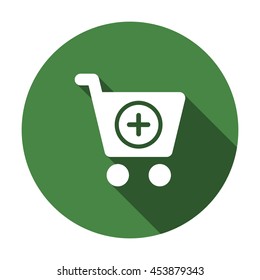 Shopping Icon, flat design style
