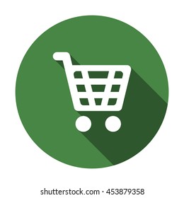 Shopping Icon, flat design style