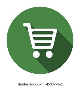 Shopping Icon, flat design style