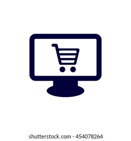 Shopping Icon, flat design style