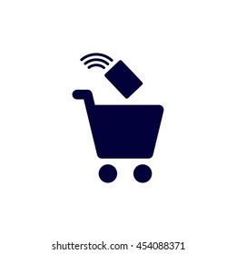 Shopping Icon, flat design style