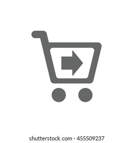Shopping Icon, flat design style