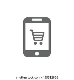 Shopping Icon, flat design style