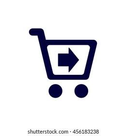 Shopping Icon, flat design style