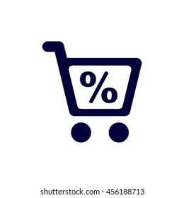 Shopping Icon, flat design style
