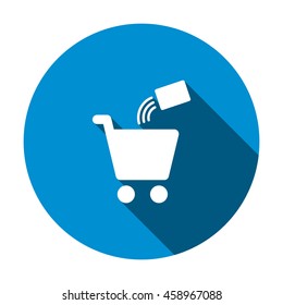 Shopping Icon, flat design style