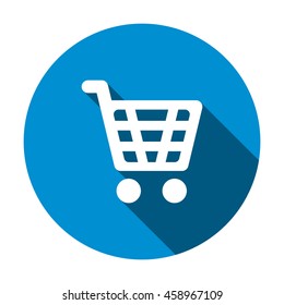 Shopping Icon, flat design style